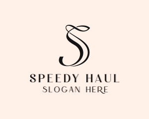 Upscale Boutique Salon Letter S logo design