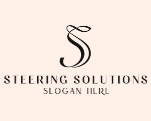 Upscale Boutique Salon Letter S logo design