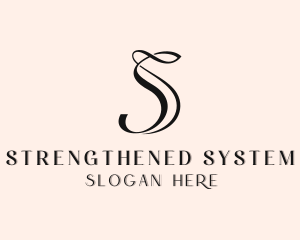 Upscale Boutique Salon Letter S logo design