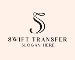 Upscale Boutique Salon Letter S logo design