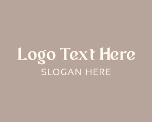 Elegant Minimalist Wordmark logo