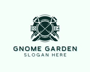 Gardening Shovel Tool logo design