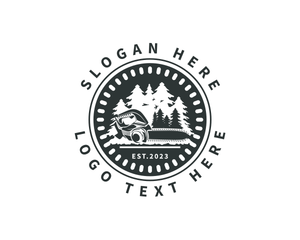 Logger logo example 1