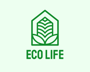 Leaves Eco Home logo design