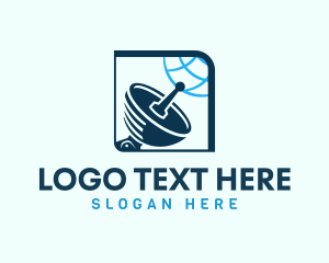 Satellite Communication Signal logo
