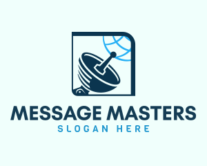 Satellite Communication Signal logo