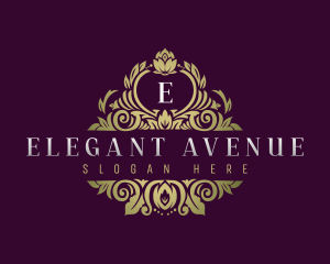 Elegant Luxury Flower logo design