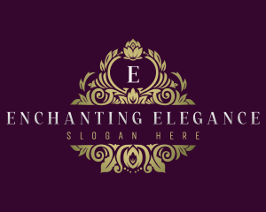 Elegant Luxury Flower logo design