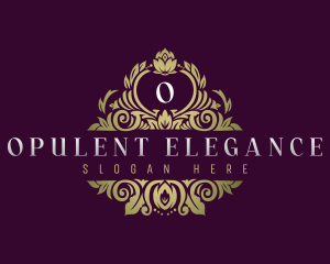 Elegant Luxury Flower logo design