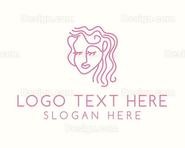 Woman Beauty Hairdresser Logo