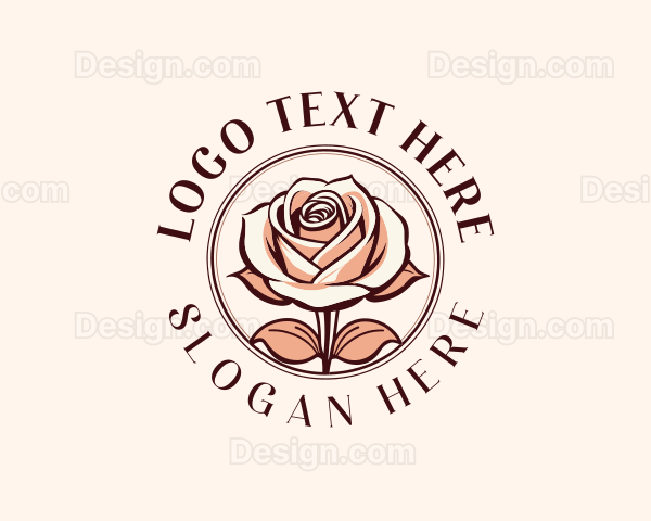 Florist Rose Styling Logo