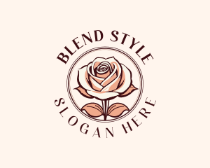 Florist Rose Styling logo design