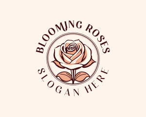 Florist Rose Styling logo design