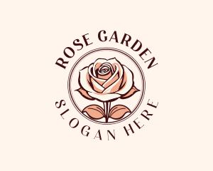 Florist Rose Styling logo design