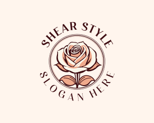 Florist Rose Styling logo design