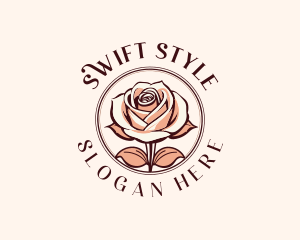 Florist Rose Styling logo design