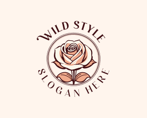 Florist Rose Styling logo design