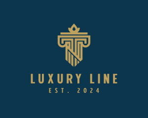 Luxury Real Estate Column  logo design