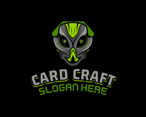 Gaming Robot Cyborg logo design