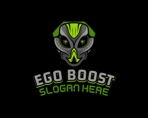 Gaming Robot Cyborg logo design