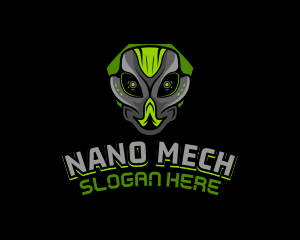 Gaming Robot Cyborg logo design