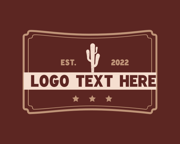 Wild West logo example 2