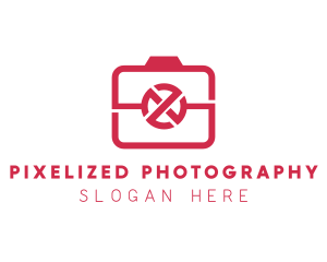 Camera Lens Photography logo design