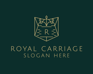 Luxury Crown Shield logo design