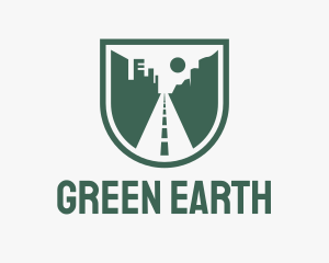 Green City Road  logo design