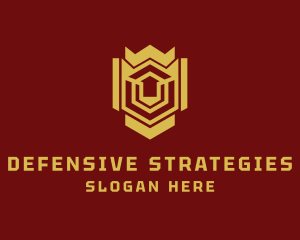 Gold Housing Defense logo design