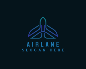 Flight Airplane Airport logo