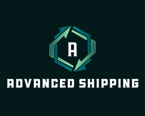 Shipping Logistics Arrow logo