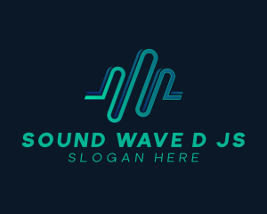 Wave Software Media logo design