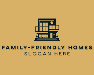 Home Architecture Residence logo design