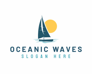 Ocean Sun Sailing logo design