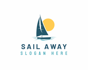 Ocean Sun Sailing logo design