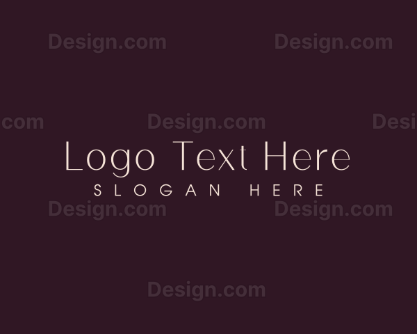 Elegant Firm Wordmark Logo