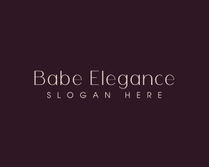 Elegant Firm Wordmark  logo design