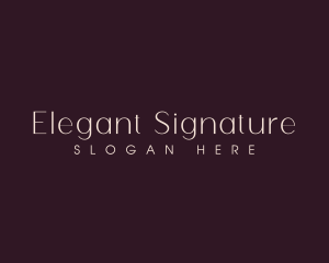 Elegant Firm Wordmark  logo design