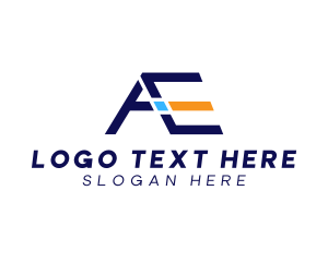 Express Logistics Letter AE logo
