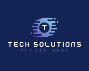 Business Cyber Technology logo design