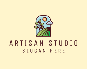 Nature Lawn Garden logo design