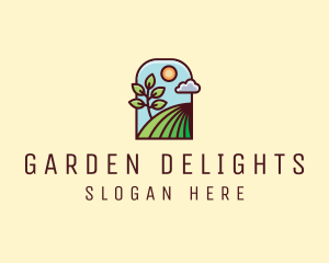 Nature Lawn Garden logo design