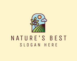 Nature Lawn Garden logo design