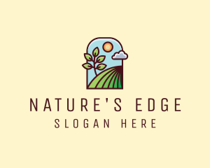 Nature Lawn Garden logo design