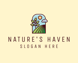 Nature Lawn Garden logo design