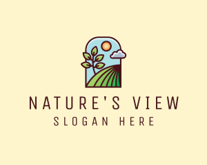 Nature Lawn Garden logo design