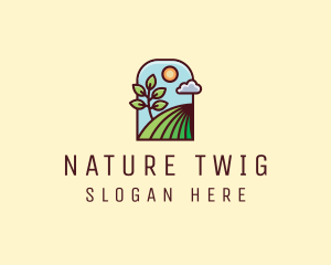 Nature Lawn Garden logo design