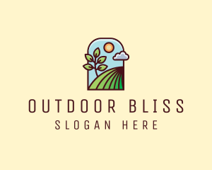 Nature Lawn Garden logo design