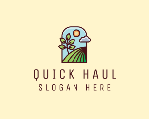 Nature Lawn Garden logo design